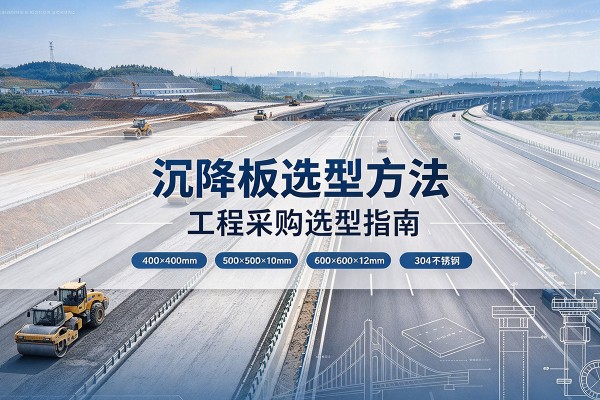石屏沉降板选择方法