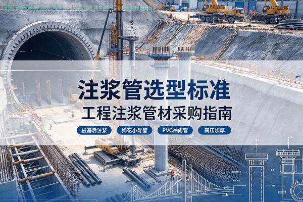 石屏注浆管选型标准