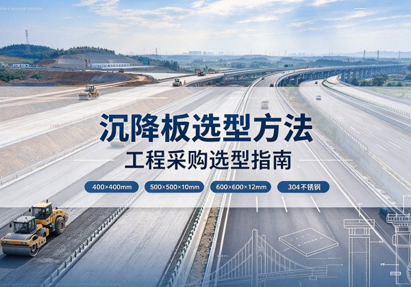 石屏沉降板选择方法